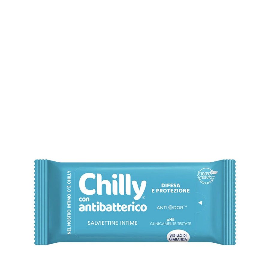 Chilly Salviettine Intime Antibatteriche, 12 pezzi