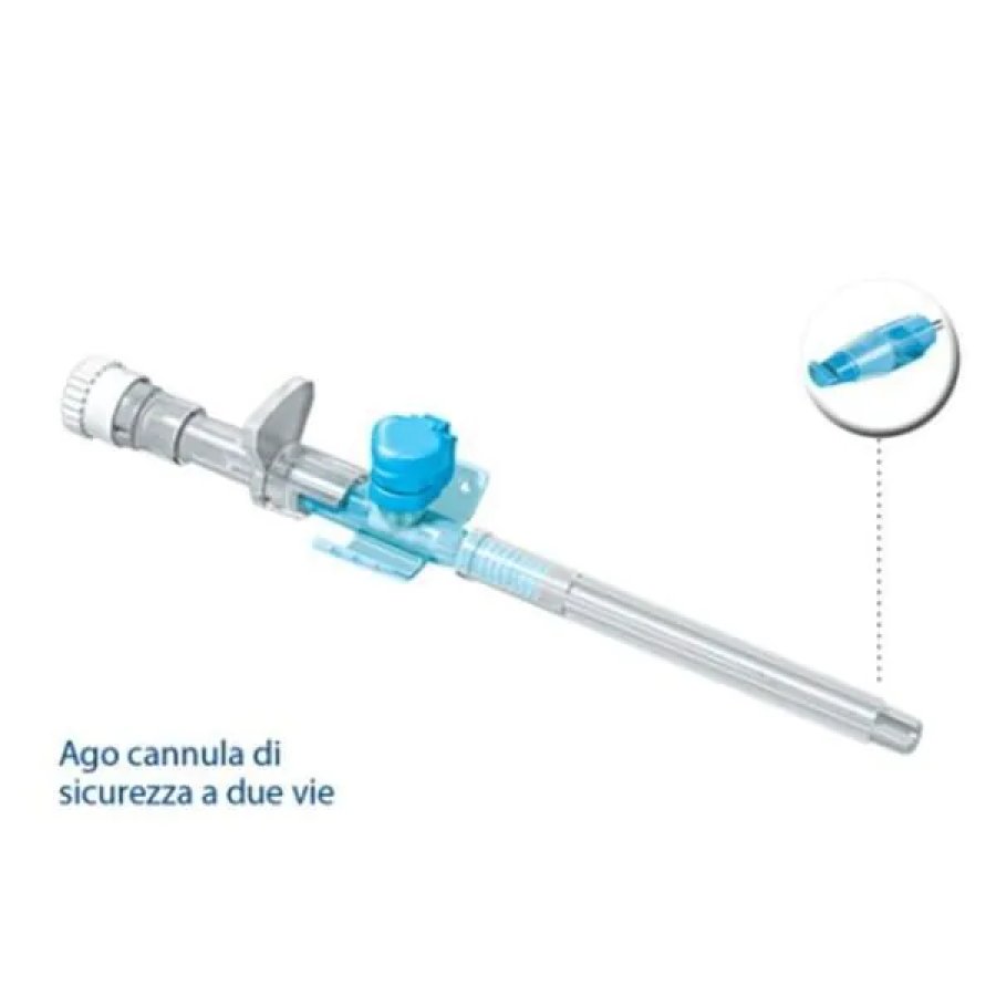 Pikdare Neo Venopic Ago Cannula 2 Vie Sterile Monouso Gauge 18 45 mm Pikdare Neo Venopic Ago Cannula 2 Vie Sterile Monouso Gauge 18 45 mm