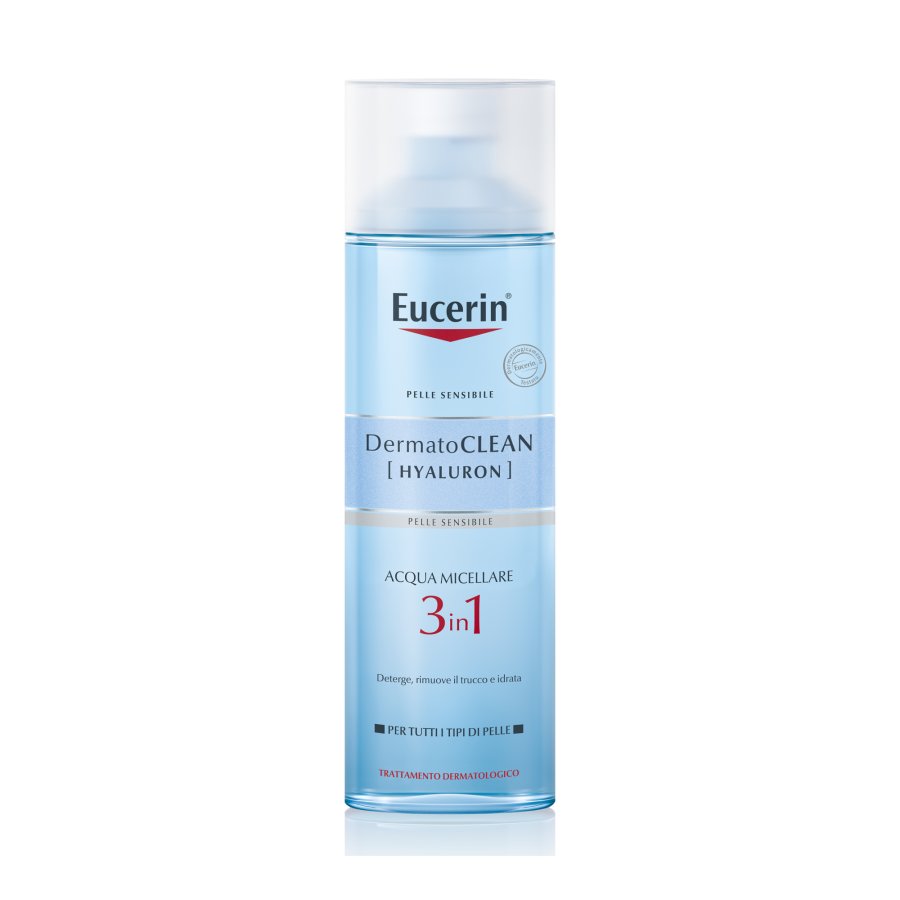 Eucerin, DermatoCLEAN Acqua Micellare 3 in1 Lozione Struccante, 200 ml