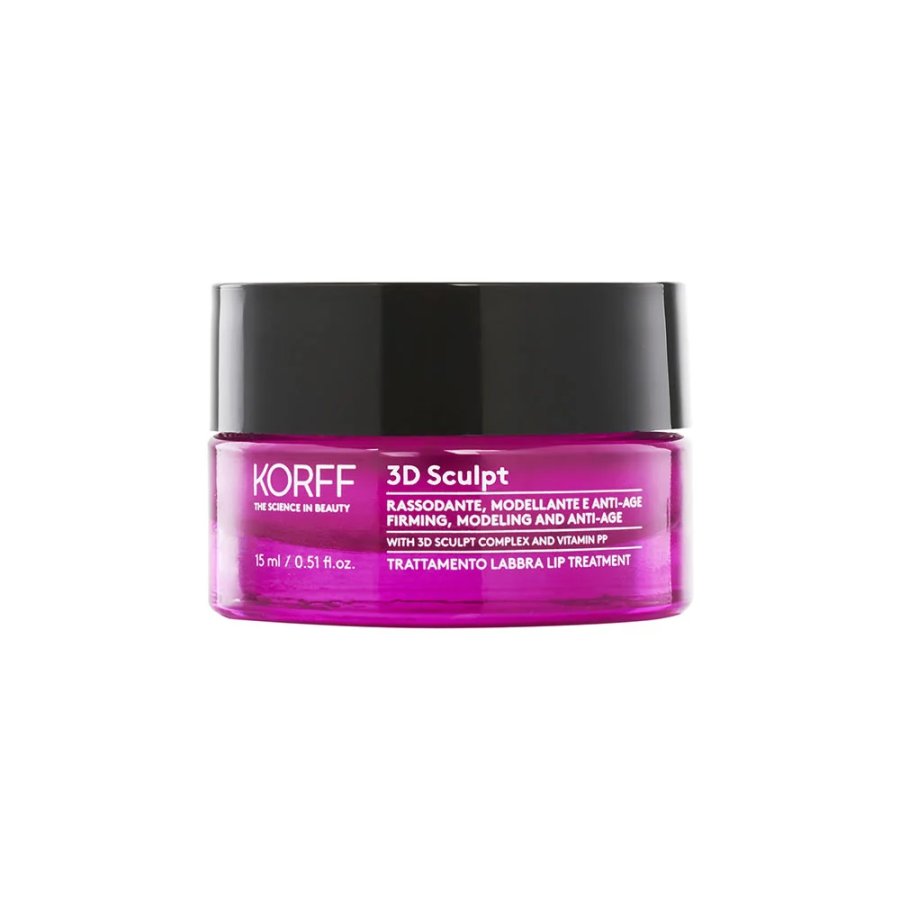 Korff 3D Sculpt, Trattamento Labbra Rassodante Modellante e Anti-Age, 15 ml