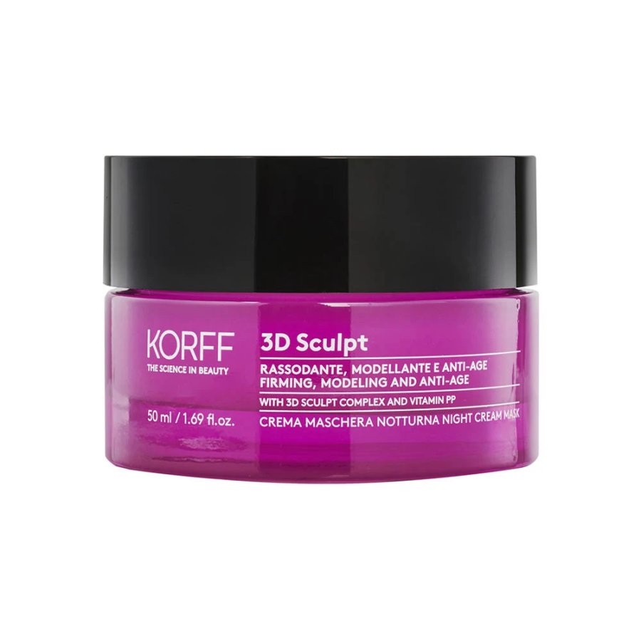 Korff 3D Sculpt, Crema Viso e Collo Rassodante Modellante Anti-Age, 50 ml