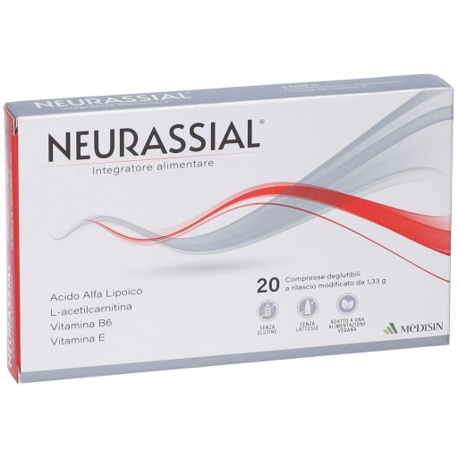 Neurassial, Integratore Alimentare per Sistema Nervoso, 20 Compresse