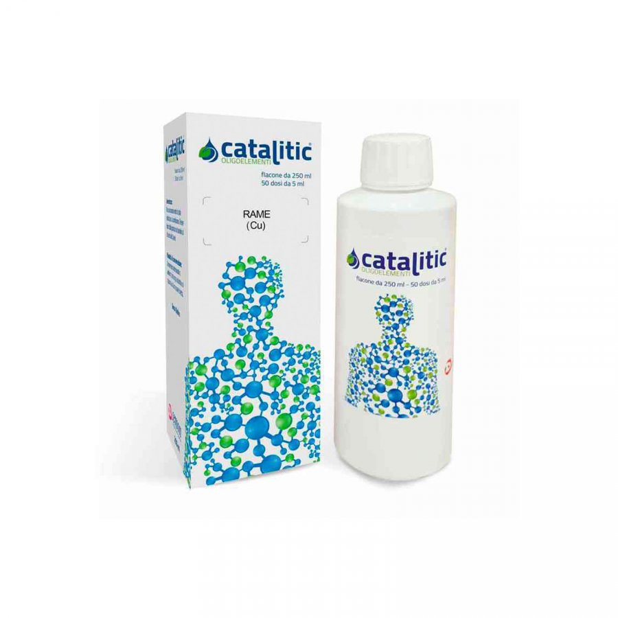 Catalitic - Rame Cu Oligoelementi 250ml - Integratore Oligoelementi Rame per una Salute Ottimale