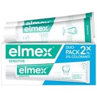 Elmex, Dentifricio Sensitive Denti Sensibili, Duo Pack 2 x 75 ml