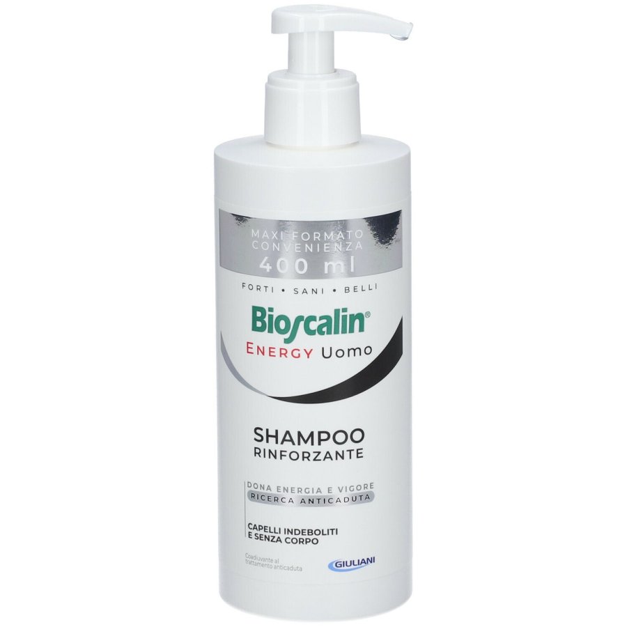 Bioscalin Energy Shampoo Rinforzante Uomo, 400 ml 