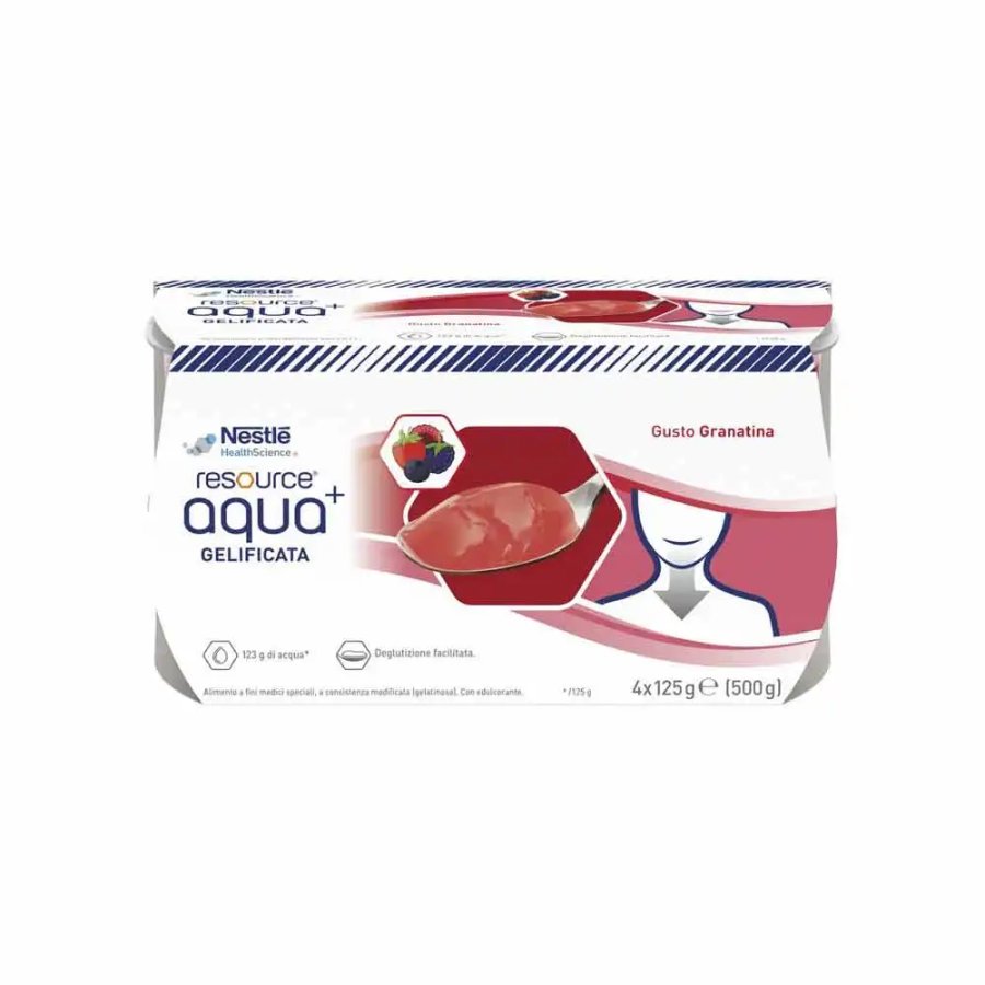 Nestlé, Resource Aqua+ Gelificata, 4 x 125 g 