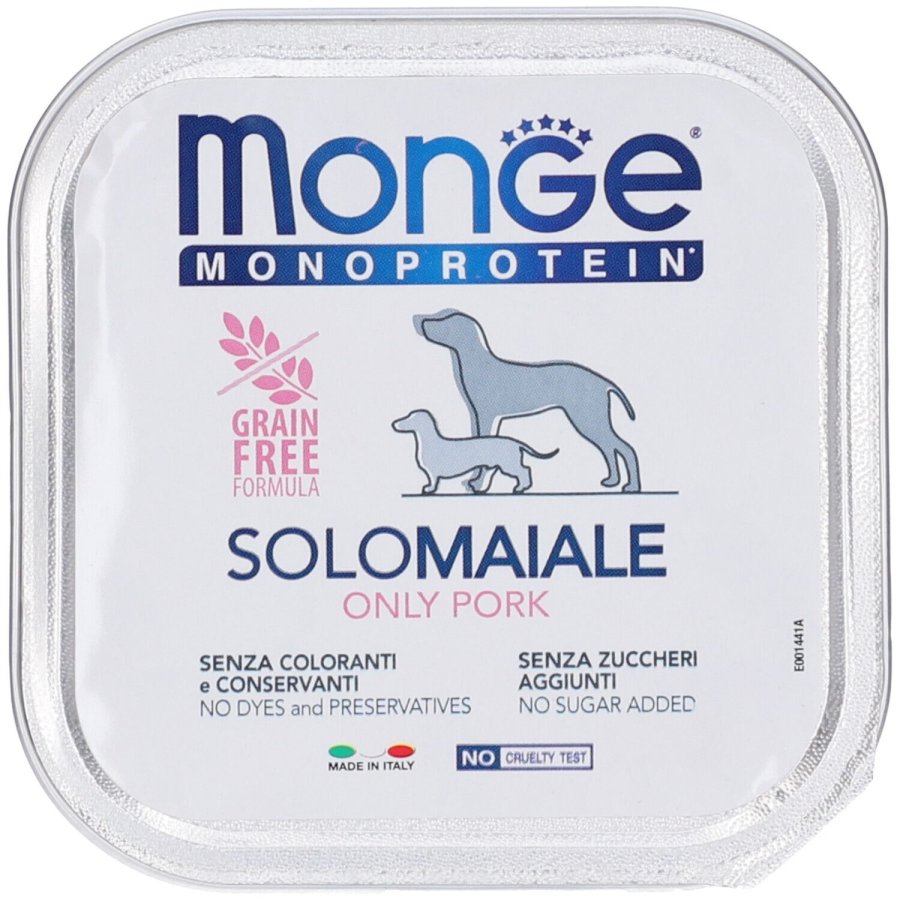 Monge Monoprotein Paté Solo Maiale, 150 g Monge Monoprotein Paté Solo Maiale, 150 g