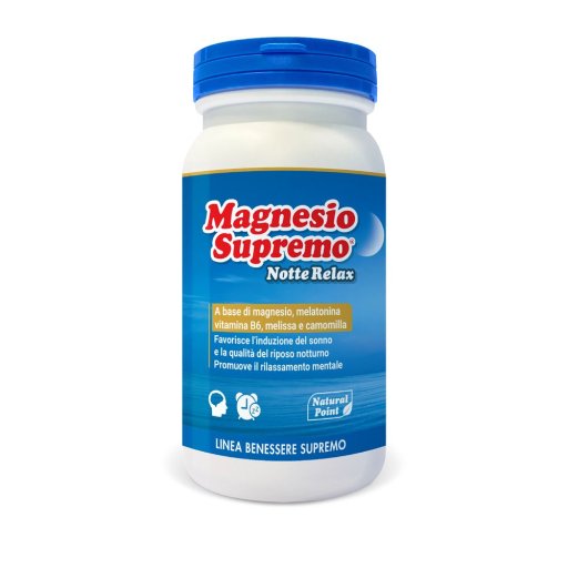 Natural Point, Magnesio Supremo Notte Relax, 150 g Natural Point, Magnesio Supremo Notte Relax, 150 g
