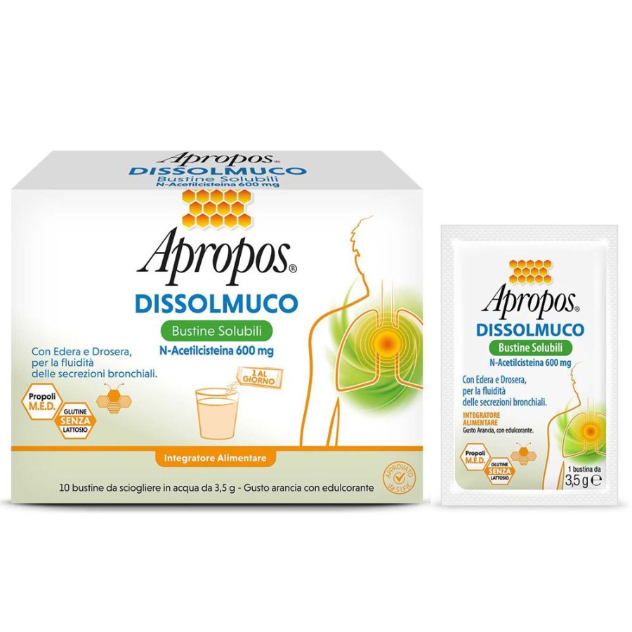Apropos Dissolmuco, 10 Bustine Solubili