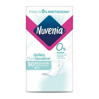 Nuvenia Dailies Pure Sensitive Regular Proteggi Slip - Confezione da 30 Pezzi, Protezione Affidabile e Comfort