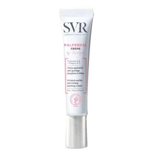 SVR Palpébral by Topialyse - Crème Trattamento in Crema Palpebre Irritate, 15ml
