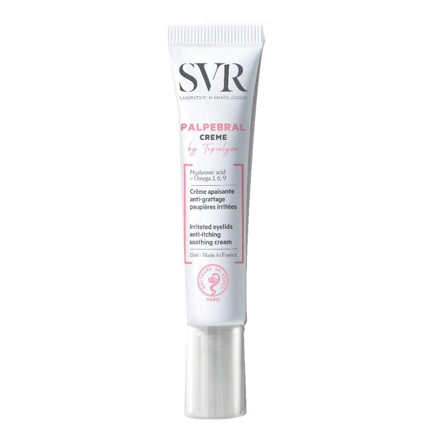 SVR Palpébral by Topialyse - Crème Trattamento in Crema Palpebre Irritate, 15ml