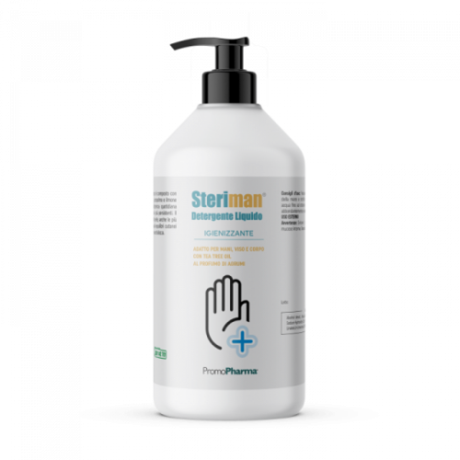Steriman Detergente Liquido Igienizzante Disinfettante 500ml - Pulizia Profonda e Protezione per la Tua Casa