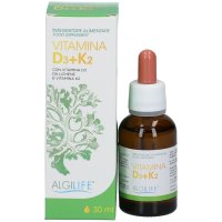 Algilife, Vitamina D3 + K2 Gocce, 30 ml Algilife, Vitamina D3 + K2 Gocce, 30 ml