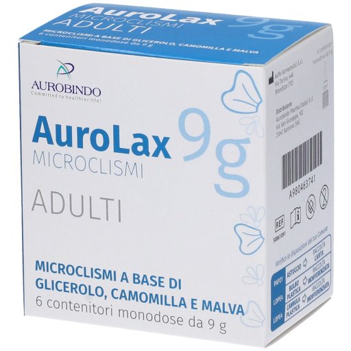Aurobindo, AuroLax Microclismi, 6 Pezzi