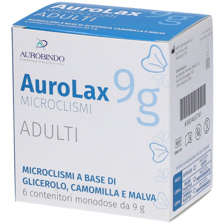 Aurobindo, AuroLax Microclismi, 6 Pezzi
