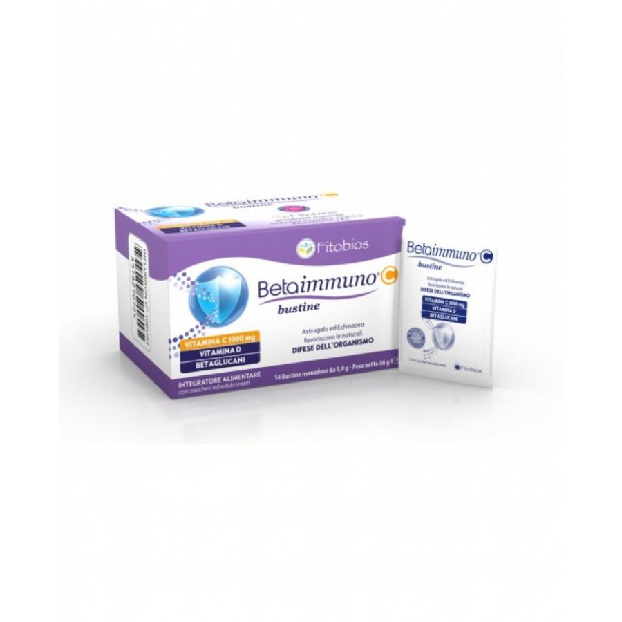 Betaimmuno C 14 Bustine - Integratore di Vitamina C per il Sistema Immunitario