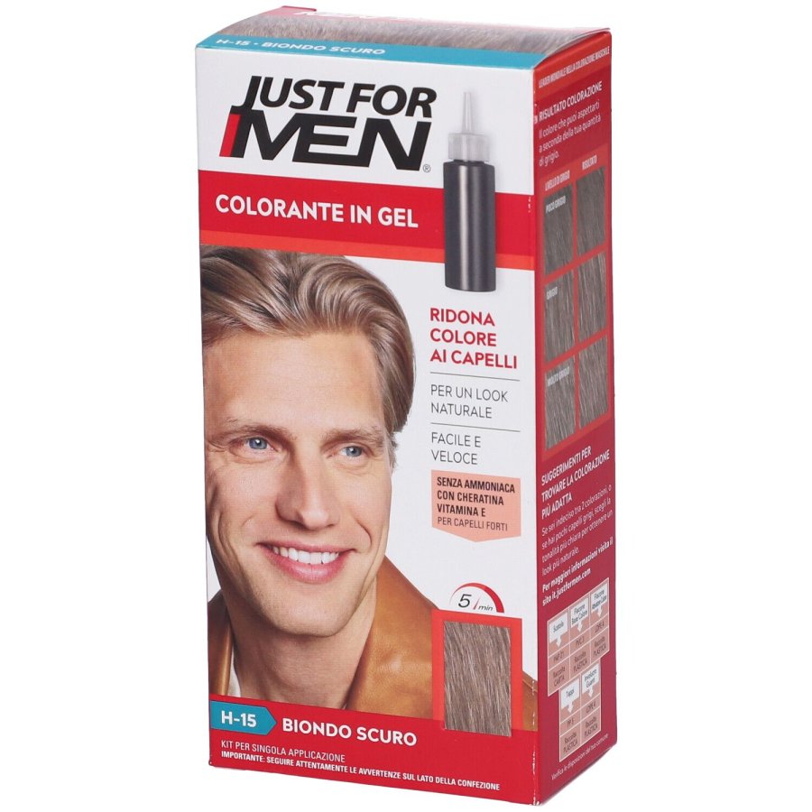 Just For Men H15 Shampoo Colorante Biondo Scuro