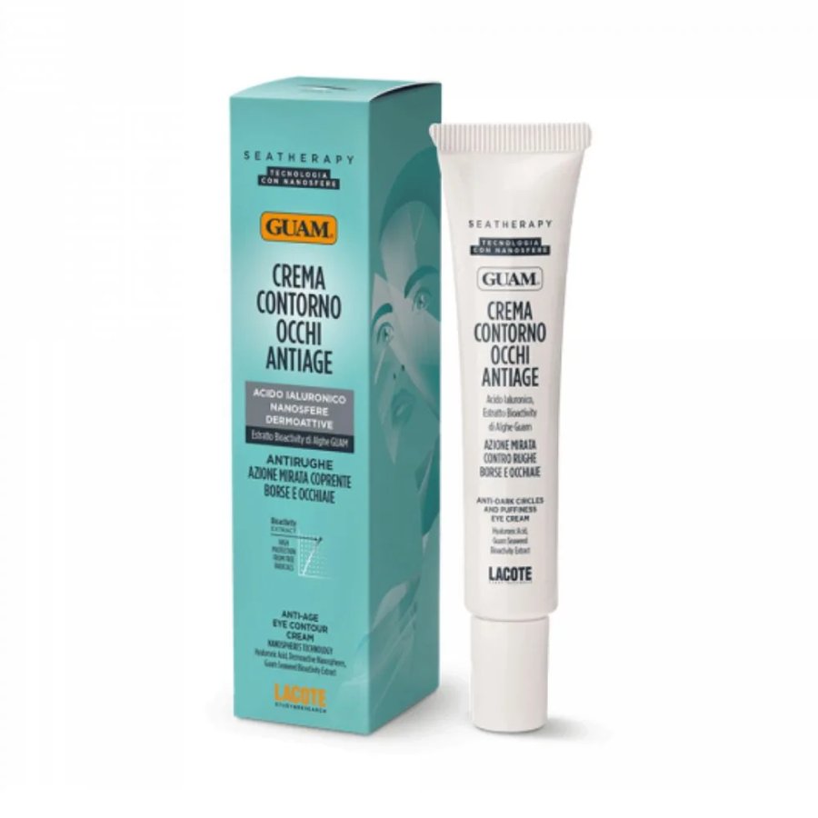 Guam SeaTherapy Crema Contorno Occhi Antiage Borse e Occhiaie, 15 ml