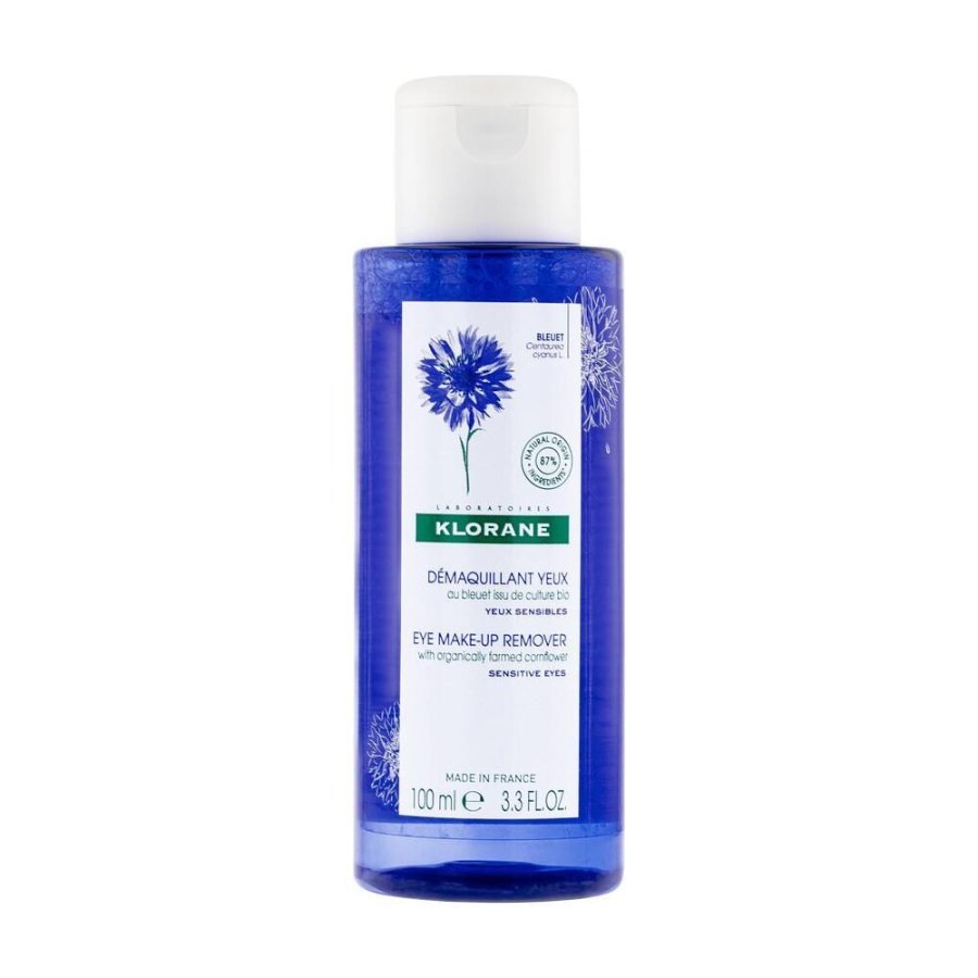 Struccante Occhi Klorane Fiordaliso BIO 100ml - Occhi Sensibili e Lenti a Contatto