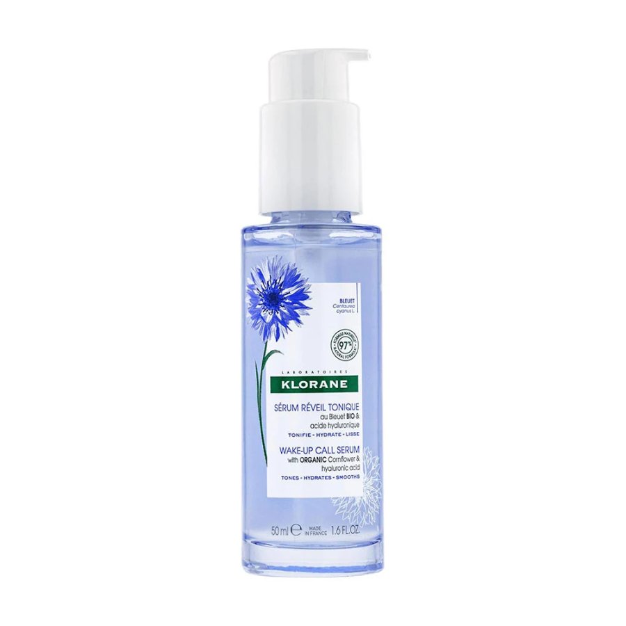 Klorane Fiordaliso Siero Risveglio Tonificante all'Acido Ialuronico, 50 ml Klorane Fiordaliso Siero Risveglio Tonificante all'Acido Ialuronico, 50 ml