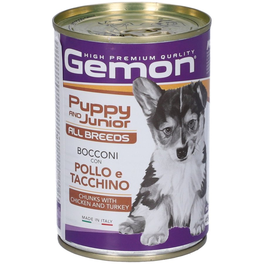 Gemon All Breeds Puppy & Junior Bocconi con Pollo e Tacchino, 415 g Gemon All Breeds Puppy & Junior Bocconi con Pollo e Tacchino, 415 g