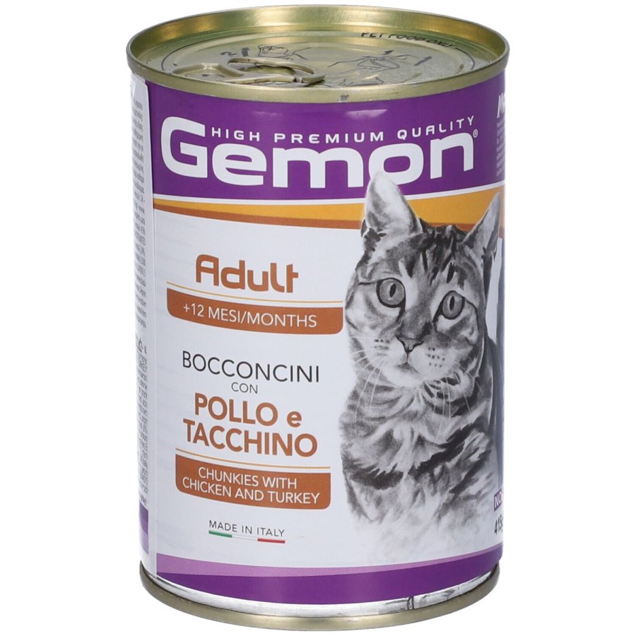 Gemon Senior Bocconcini Pollo Tacchino, 415 g Gemon Senior Bocconcini Pollo Tacchino, 415 g