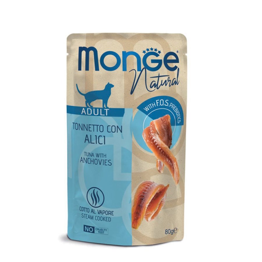 Monge Natural Superpremium Tonnetto con Alici, 80 g