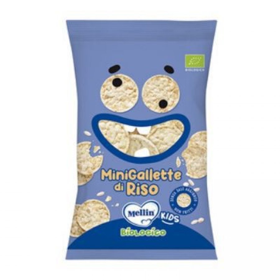 Mellin Mini Gallette Di Riso 30g - Snack Senza Glutine per Bambini