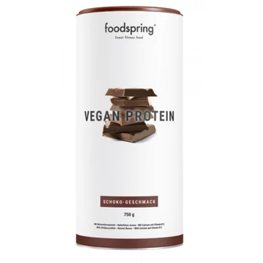 Foodspring Vegan Protein 750g Gusto Cioccolato - Proteine Vegane Ad Alto Contenuto Proteico
