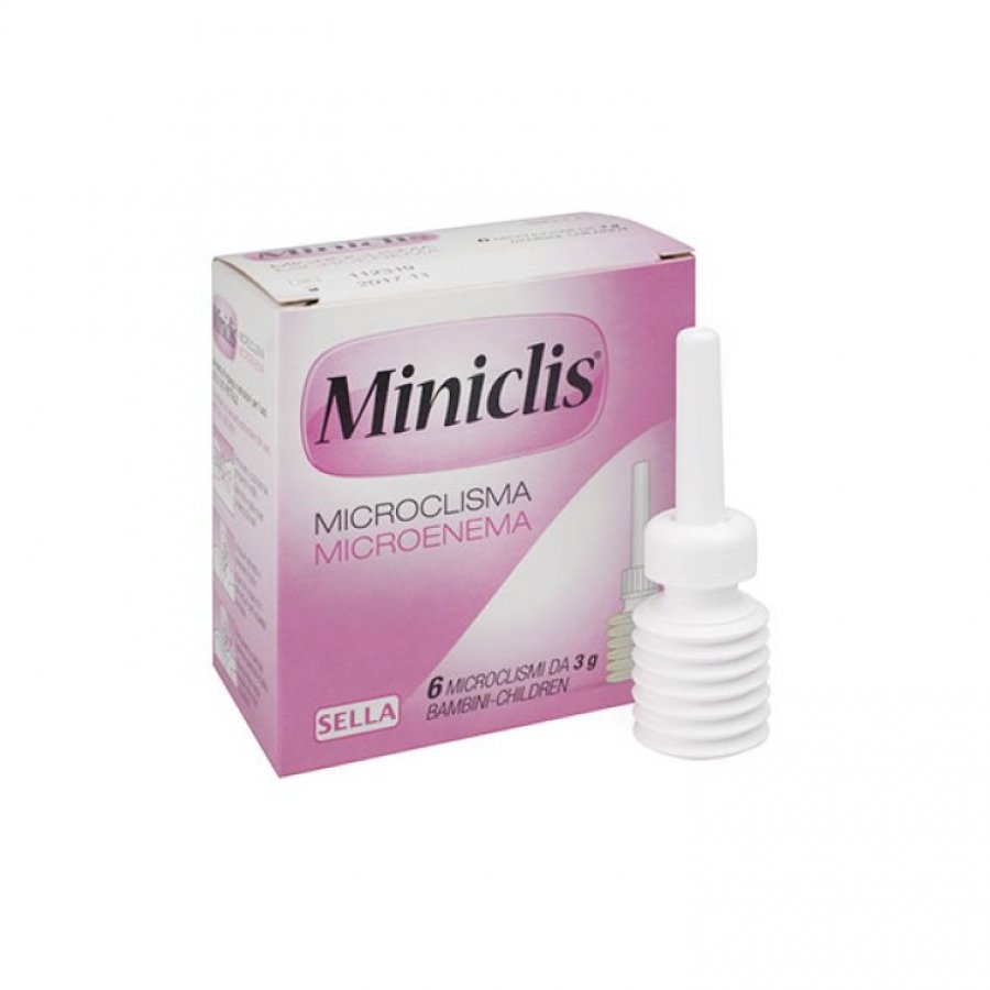 Miniclis Bambini 3g 6 Microclismi CLII - Evacuante Lassativo