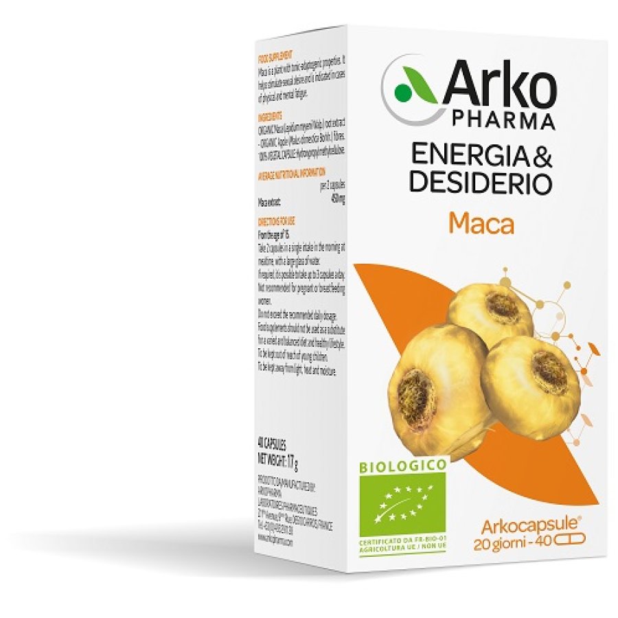 ARKO Maca Bio, 40 Capsule