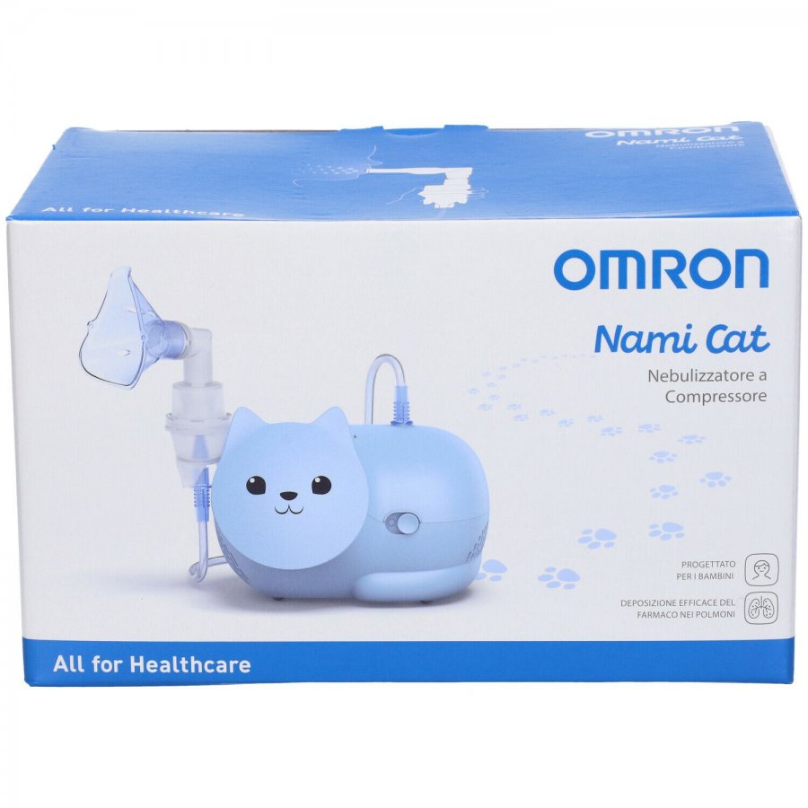 Omron Aerosol Nami Cat - Aerosol per Bambini con Design Amichevole