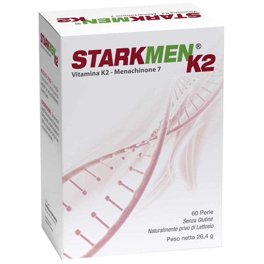 Starkmen K2 Vitamina K2 MK-7, 60 Soft Gel