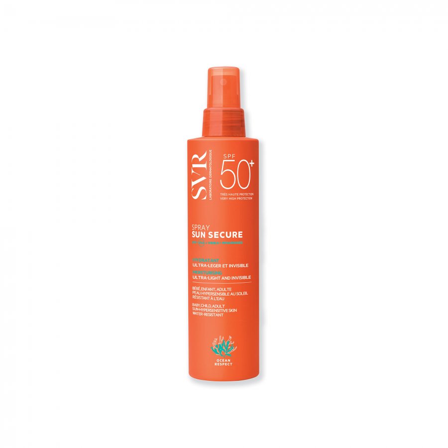 SVR Sun Secure Spray Biode SPF50+ 200ml - Protezione Solare per Pelle Ipersensibile al Sole