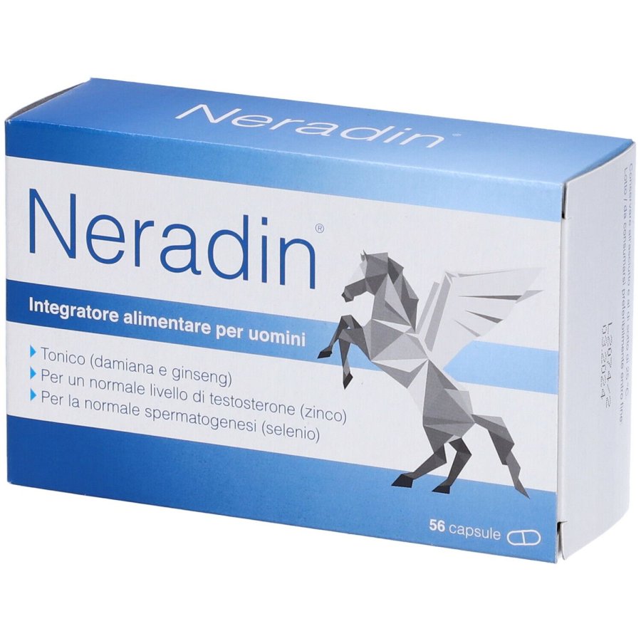 PharmaSGP, Neradin Integratore per Uomini, 56 Capsule