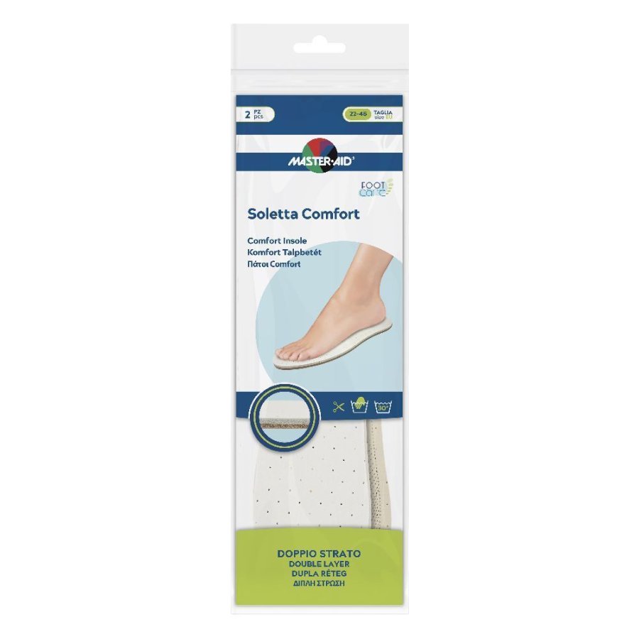 Master-Aid Foot Care Soletta Comfort Ritagliabile, 2 solette