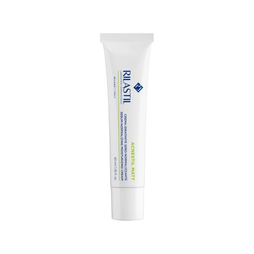 Rilastil, Acnestil Crema Mat Attiva Idratante, 40 ml
