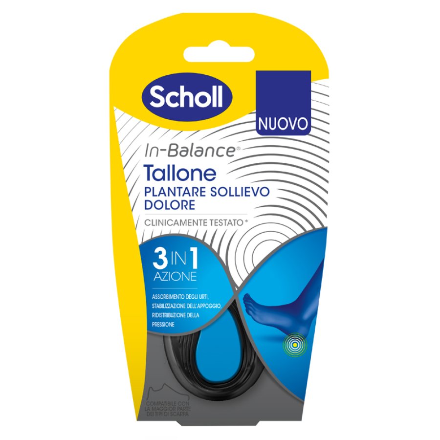 Scholl In-Balance Plantare Sollievo Dolore Dal Ginocchio al Tallone Taglia L, 2 Pezzi Scholl In-Balance Plantare Sollievo Dolore Dal Ginocchio al Tallone Taglia L, 2 Pezzi