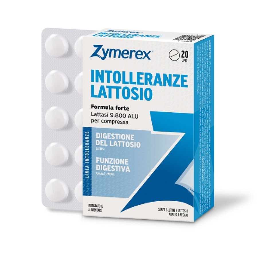 Zymerex INTOLLERANZE LATTOSIO, 20 Compresse Rivestite