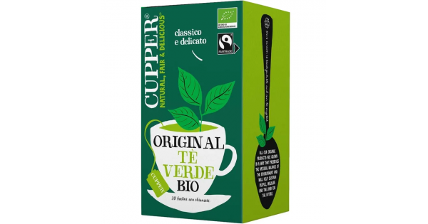 Cupper Tè Verde Biologico 43,6g.