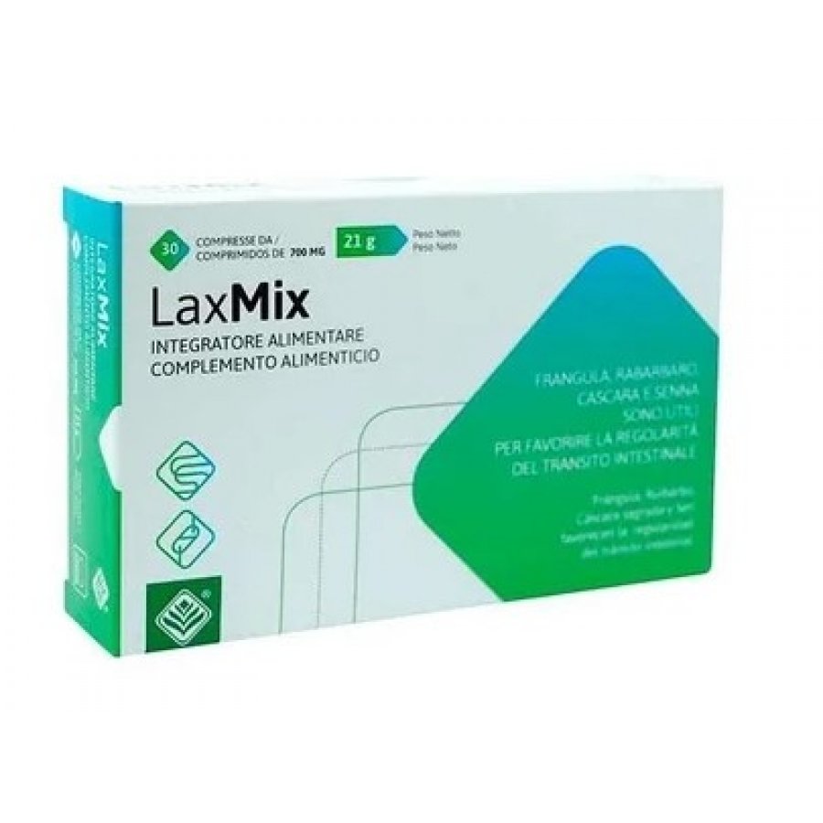 Laxmix 30 Compresse - Integratore Naturale per la Regolarità Intestinale