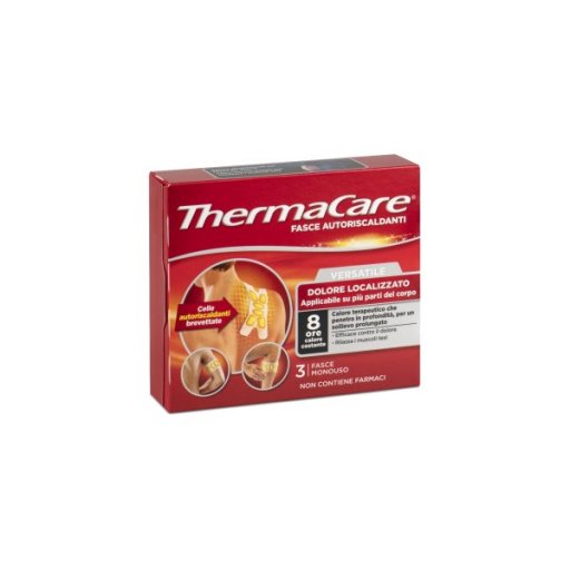 Thermacare - Versatile Fascia Confezione 3 Pezzi - Fascia Antidolorifica con Calore Prolungato