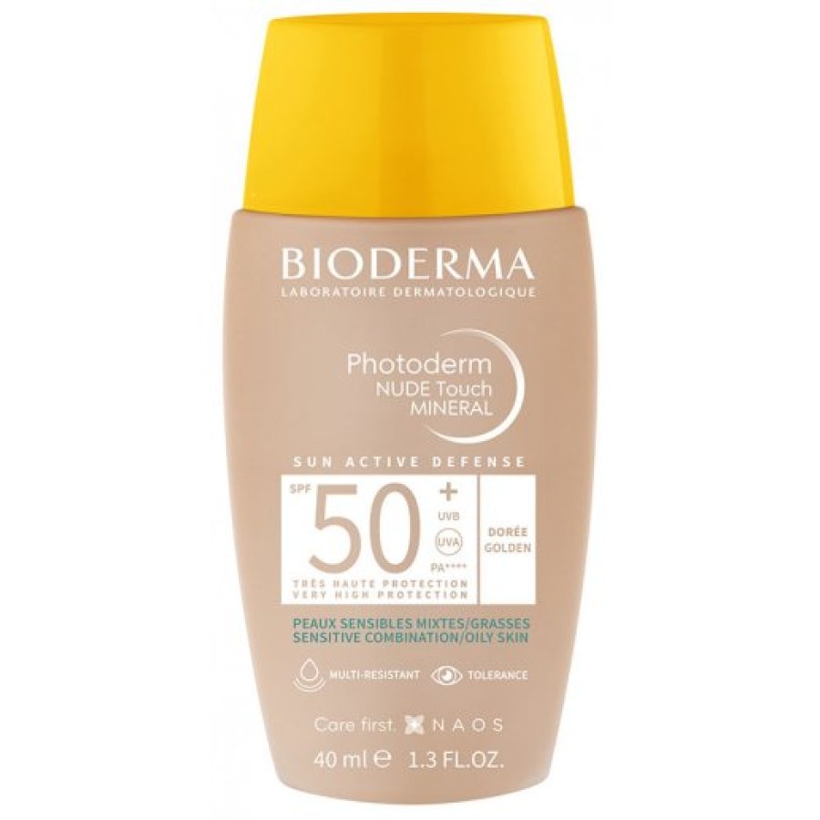 Bioderma Photoderm Nude Touch Doré Crema Colorata SPF50+ 40ml