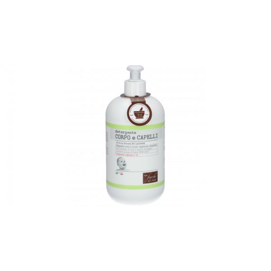 Fiocchi Di Riso Detergente Talco Corpo/Capelli 700ml - Detergente Corpo e Capelli Talco per Neonati e Bambini