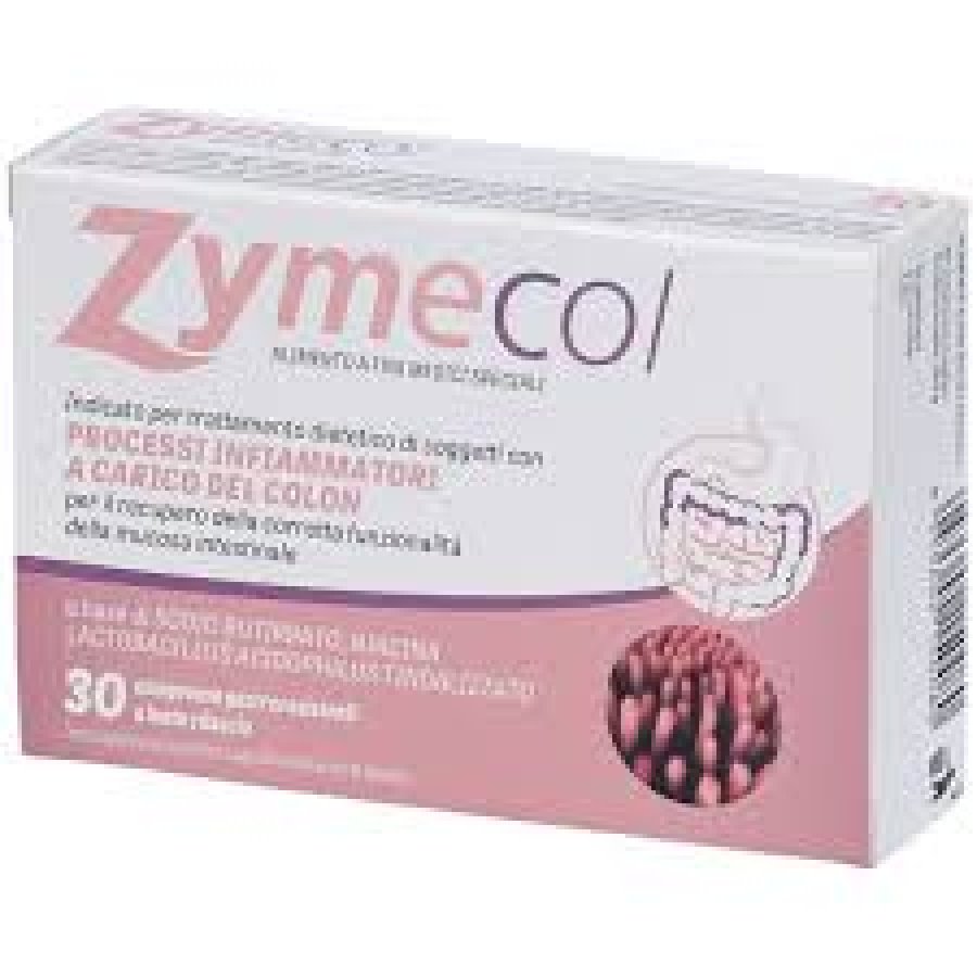 Zymecol 30 Compresse - Alimento Medico a Fini Speciali, Senza Zuccheri