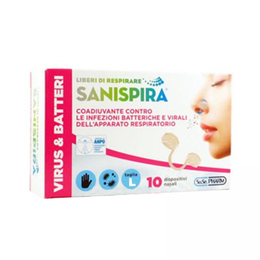 Sanispira - Virus E Batteri 10 Pezzi Misura Large 