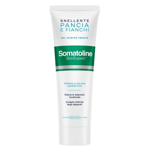 Somatoline Skin Expert, Corpo Snellente Pancia e Fianchi Cryogel, 250 ml