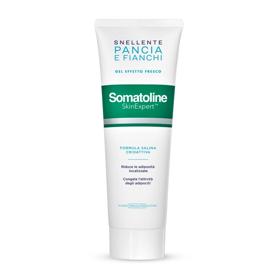 Somatoline Skin Expert, Corpo Snellente Pancia e Fianchi Cryogel, 250 ml