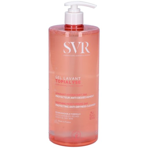 SVR Topialyse Gel Lavante 1L – Gel Detergente per Pelli Secche e Sensibili